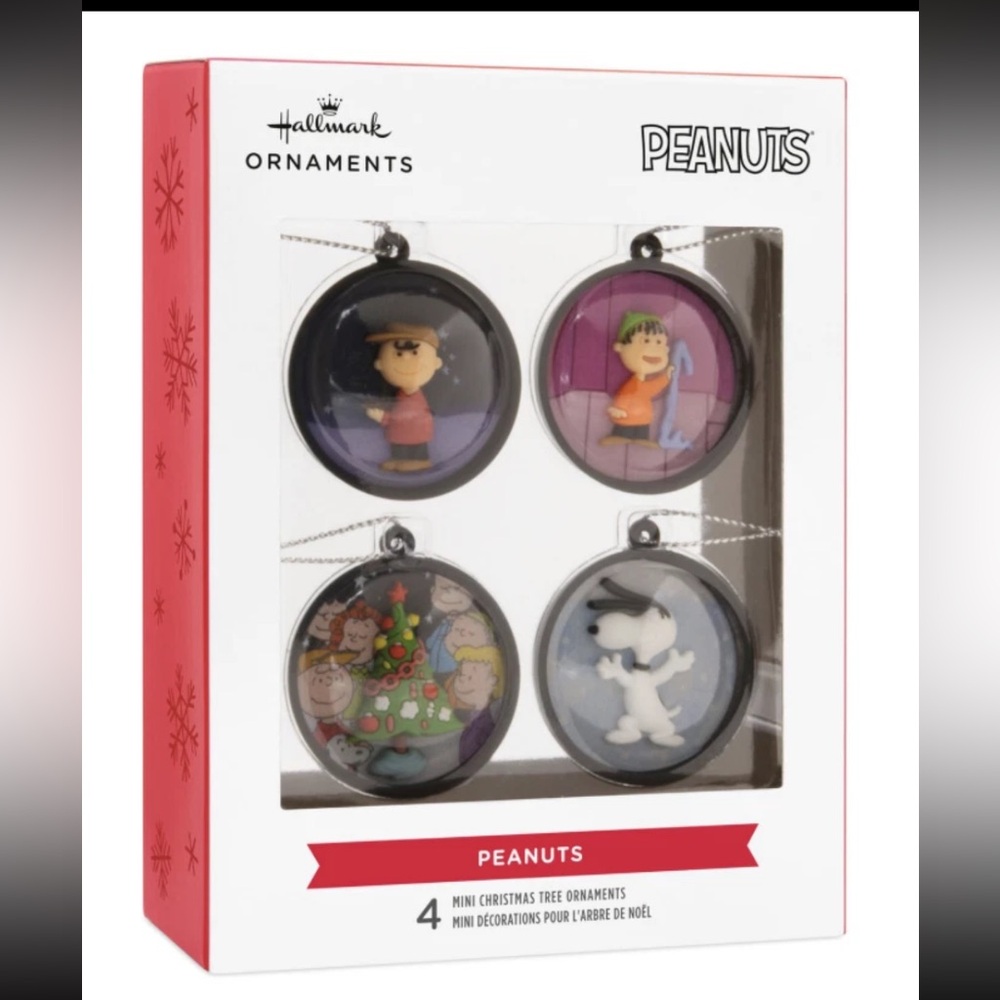 NIB Hallmark Peanuts Ornament Set 2024